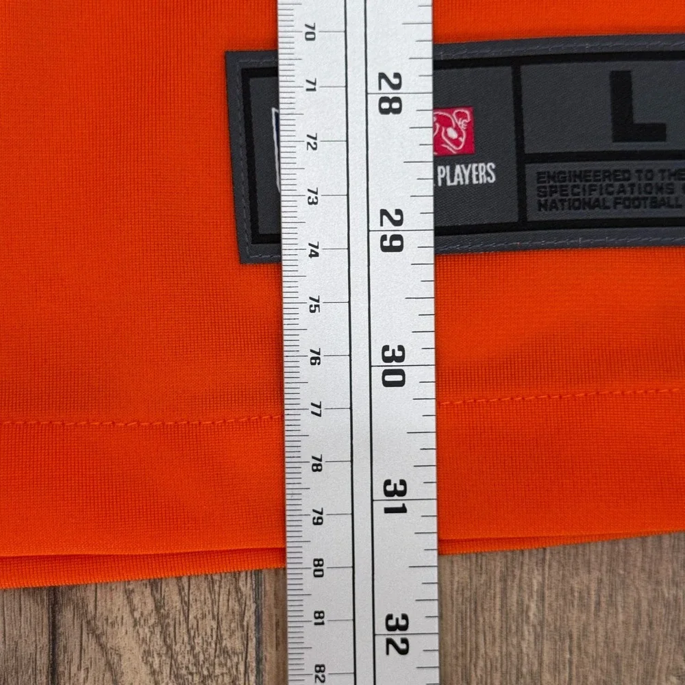 Denver Broncos Russell Wilson‎ 3 Nike NFL On Field Orange Jersey Men's Large